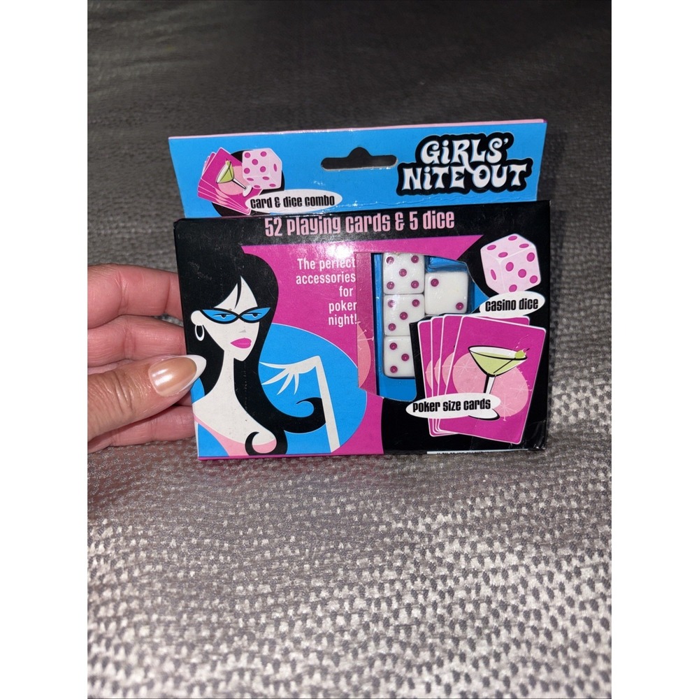 Girls Nite Out Party Game Poker Night‎ Card Game Casino Dice